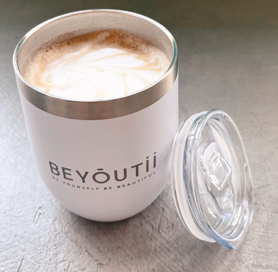 BEYOUTii - Kaffee & Müsli Thermo Becher 340ml MultiCup