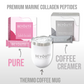 Starter Set 3 - Premium Marine Collagen + Coffee Creamer mit Premium Marine Collagen 28+28 SachetsPeptides 28 Sachets