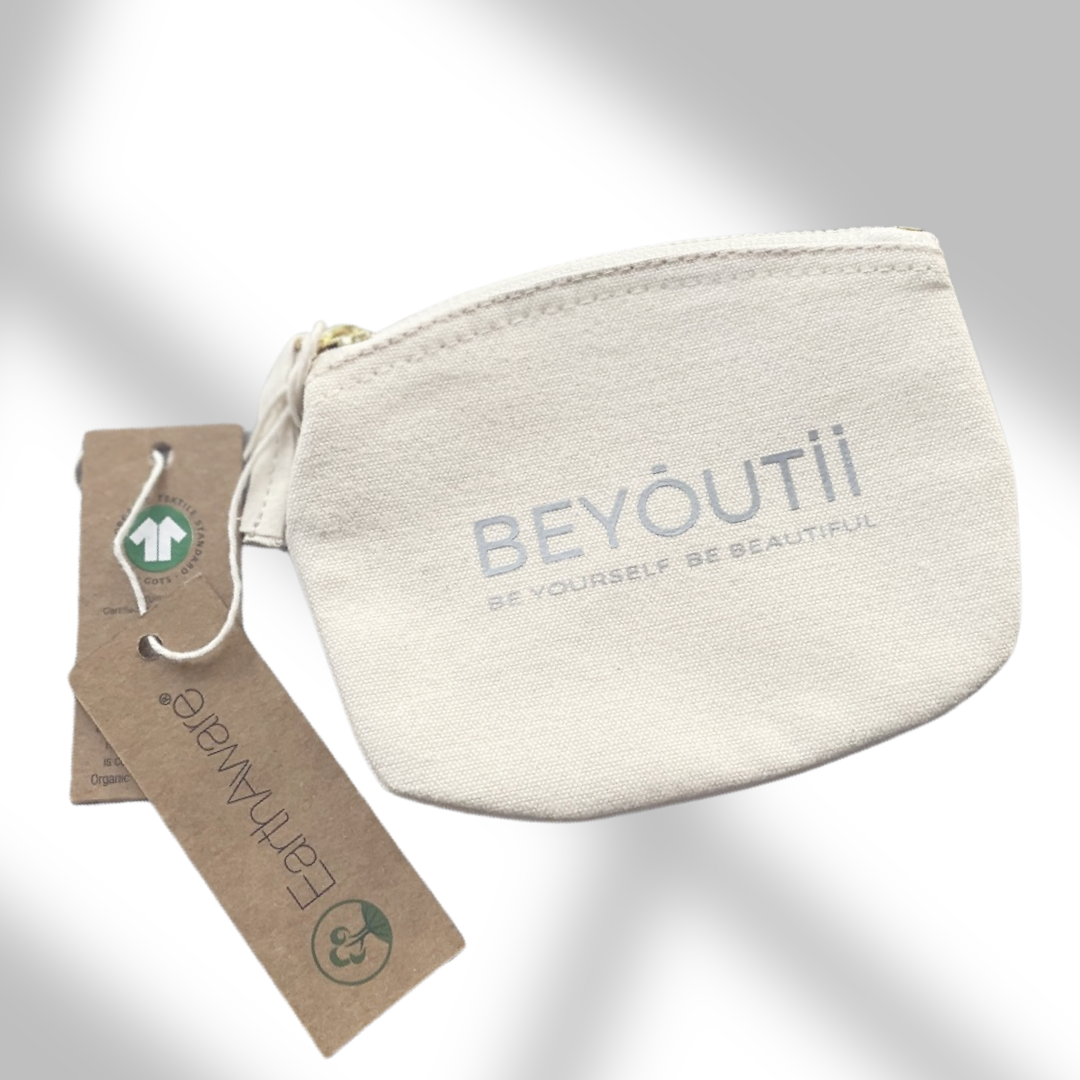 BEYOUTii Kosmetiktasche Organic Cotton / Bio-Baumwolle - rosé